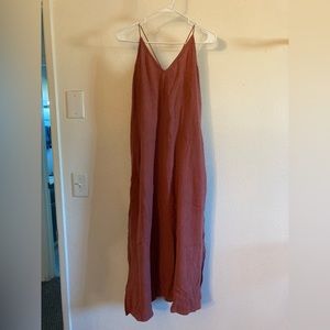 Long linen dress